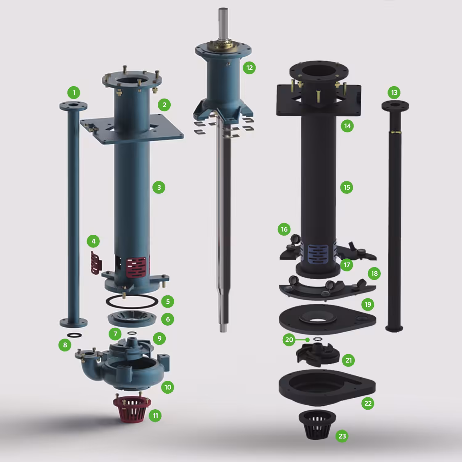 WV Series exploded view