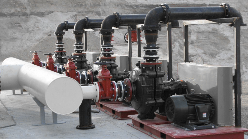 Wada Pumps plant slurry pump commision